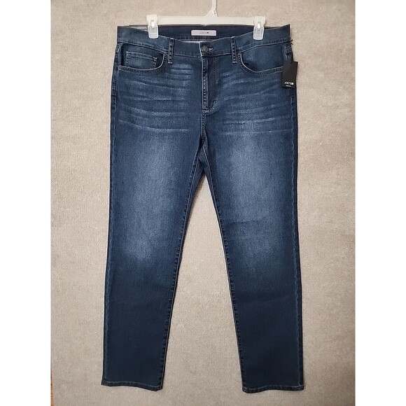 Joe's The Brixton Jeans Men 38x34 Blue Dark Wash Narrow Straight Leg Stretch NEW